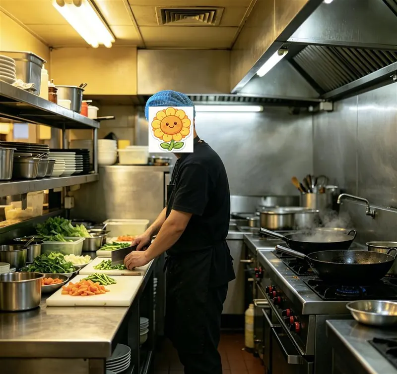 Hospitality kitchen worker